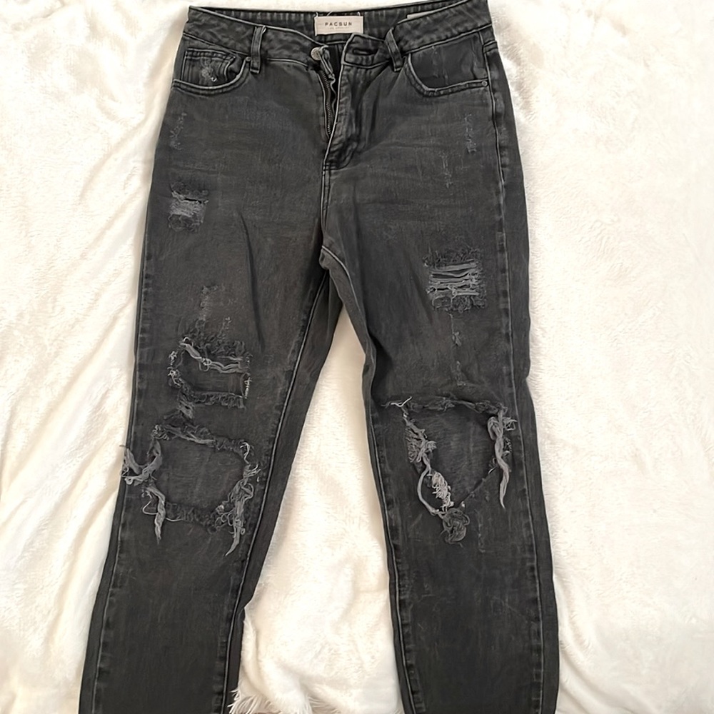 Pacsun Black Mom Jean Size 25